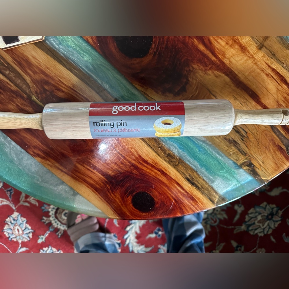Wood rolling pin, muscle massager , self defense tool